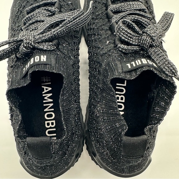 Nobull Aspire Diamond Knit Runner Men's 8.5 Women’s 10 Black Sneakers Gym Run - Picture 9 of 10